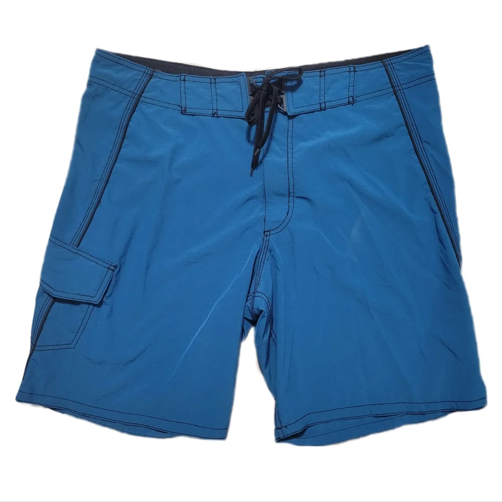 Old Navy Men's Blue Swim Shorts Size Large